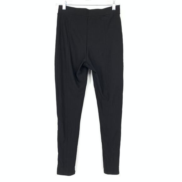 SOLD Kay Unger Pull On Leggings Womens Size Small Black Elastic Waist - Picture 3 of 7